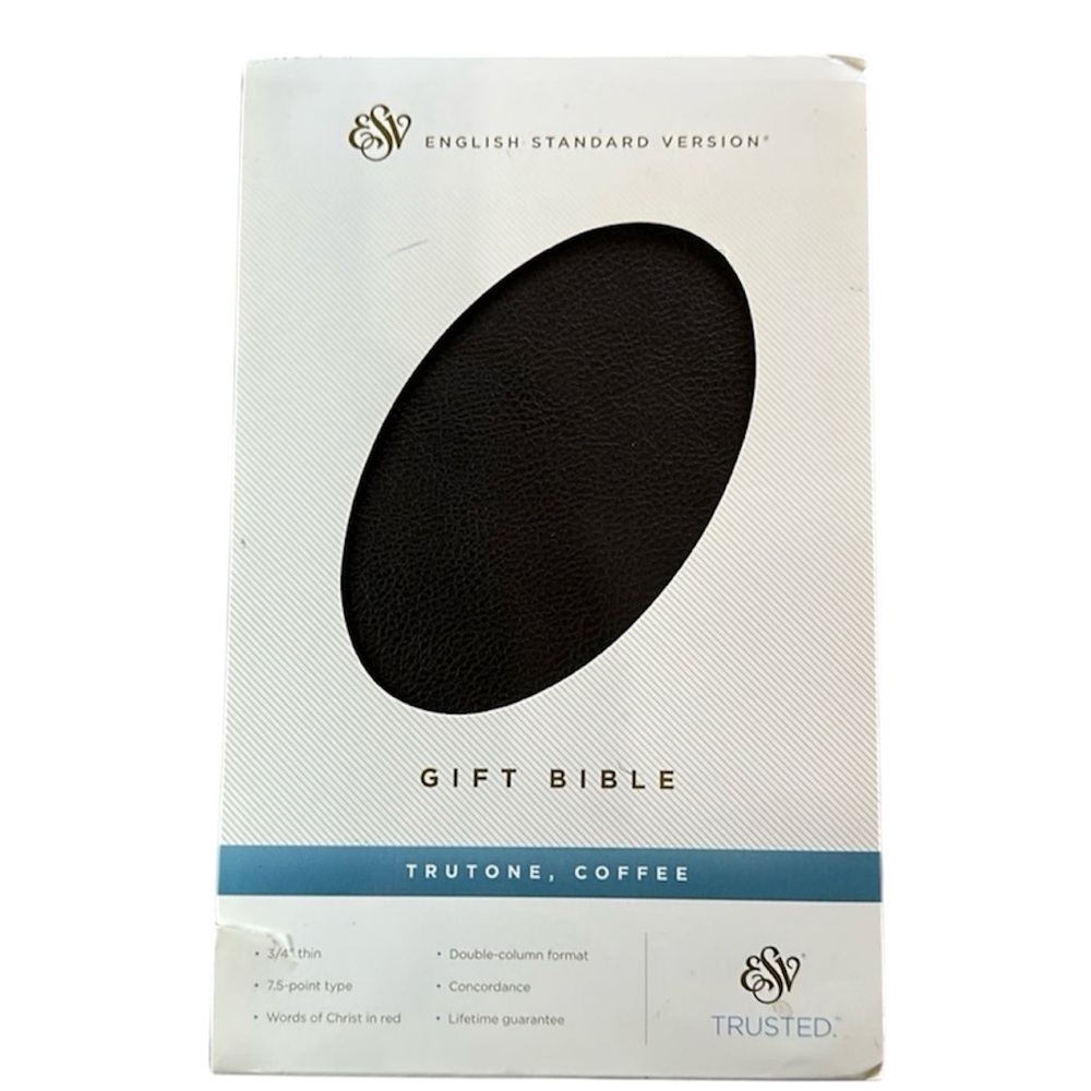 Crossway ESV (English Standard Version) Coffee Color Gift Bible. New in Box